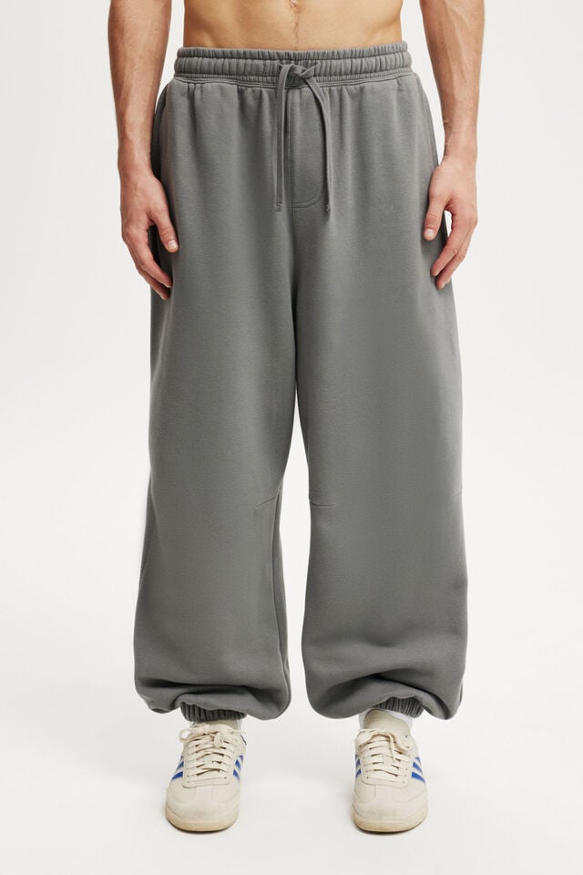 Cotton On Super Baggy Cuffed Sweatpant Slate Stone