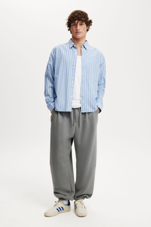 cotton on Super Baggy Cuffed Sweatpant slate stone