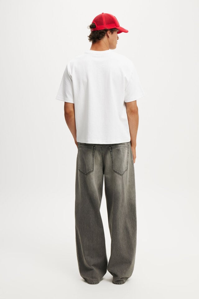 Cotton On Super Baggy Engineered Jean Push Black