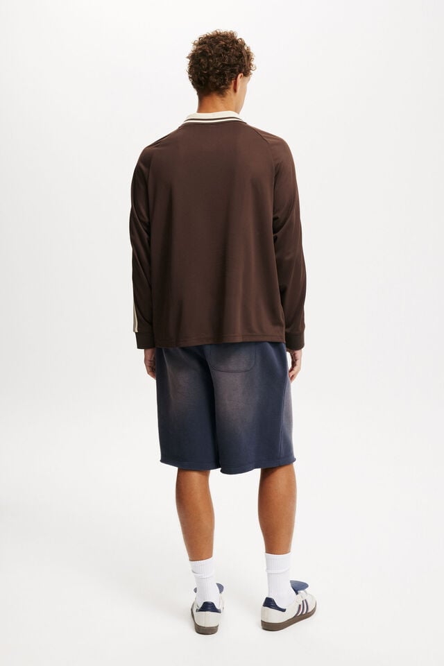 Cotton On Super Baggy Fleece Short Dark Navy - Spray