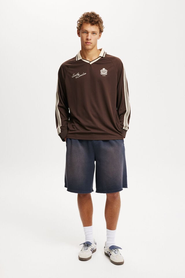 cotton on Super Baggy Fleece Short dark navy - spray