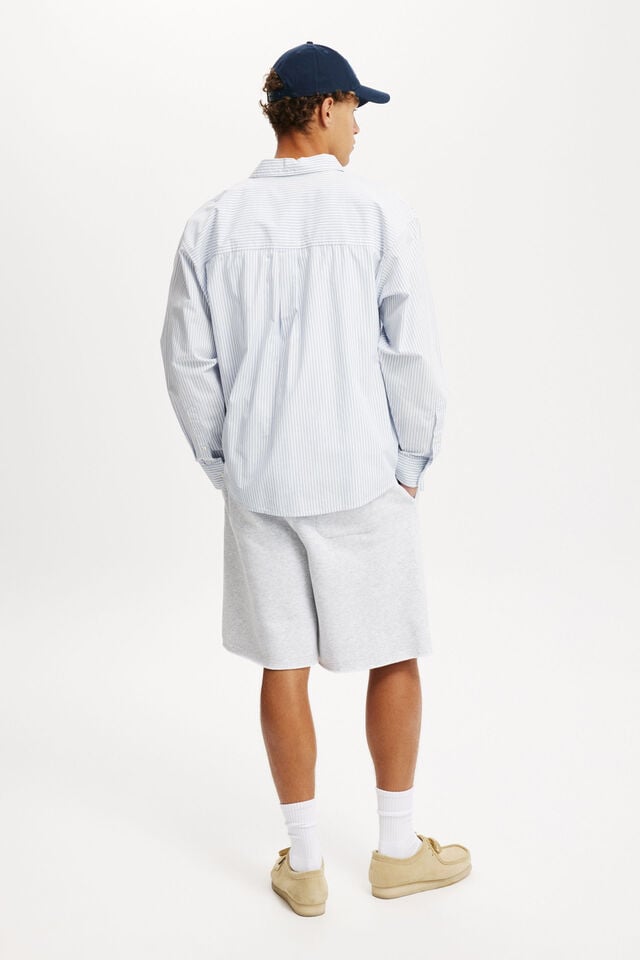 Cotton On Super Baggy Fleece Short Grey Marle