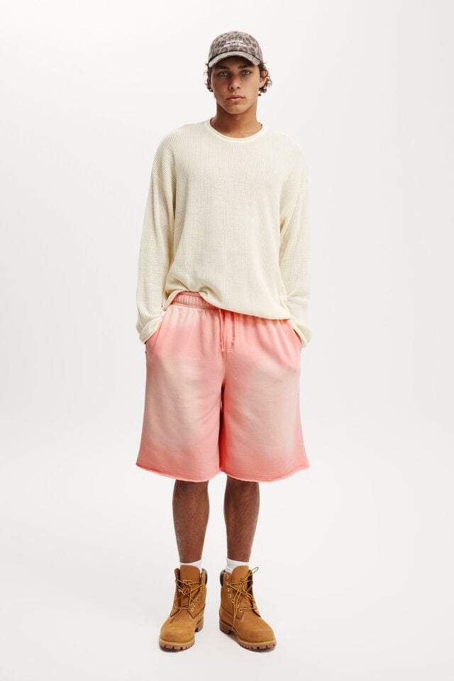 cotton on Super Baggy Fleece Short melon / y2k wash