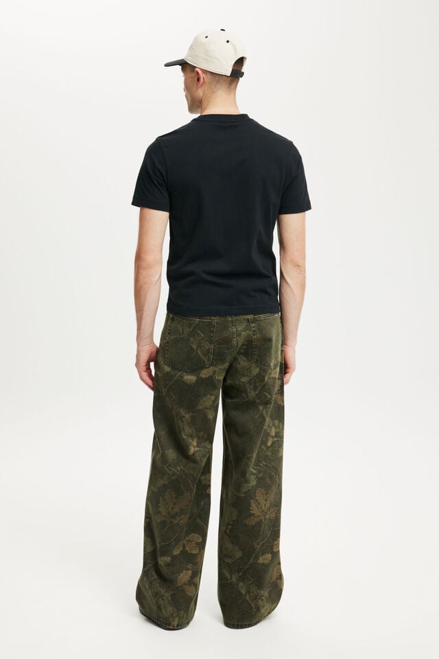 Cotton On Super Baggy Jean Dark Tree Camo
