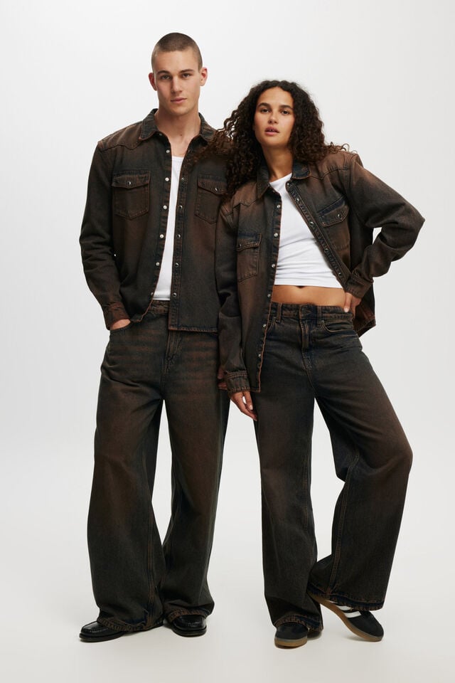 Cotton On Super Baggy Jean Mocha