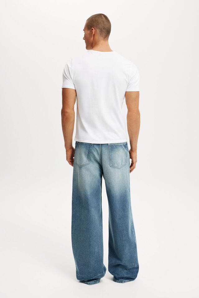 Cotton On Super Baggy Jean Movin Blue