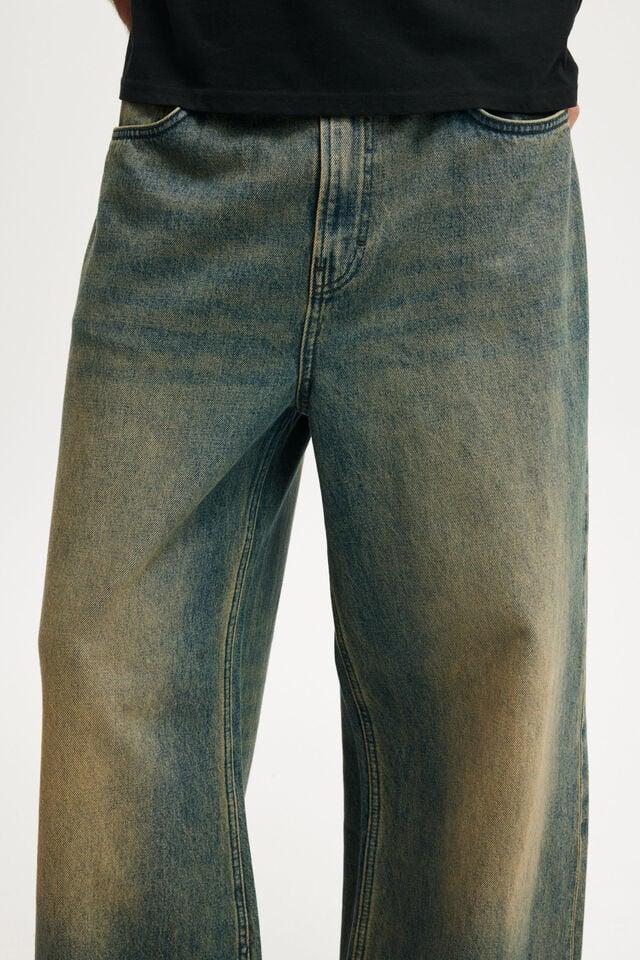 Cotton On Super Baggy Jean Y2k Washed Blue