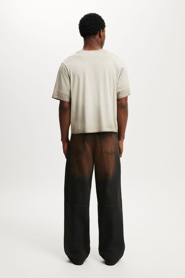 Cotton On Super Baggy Jean Y2k Washed Brown