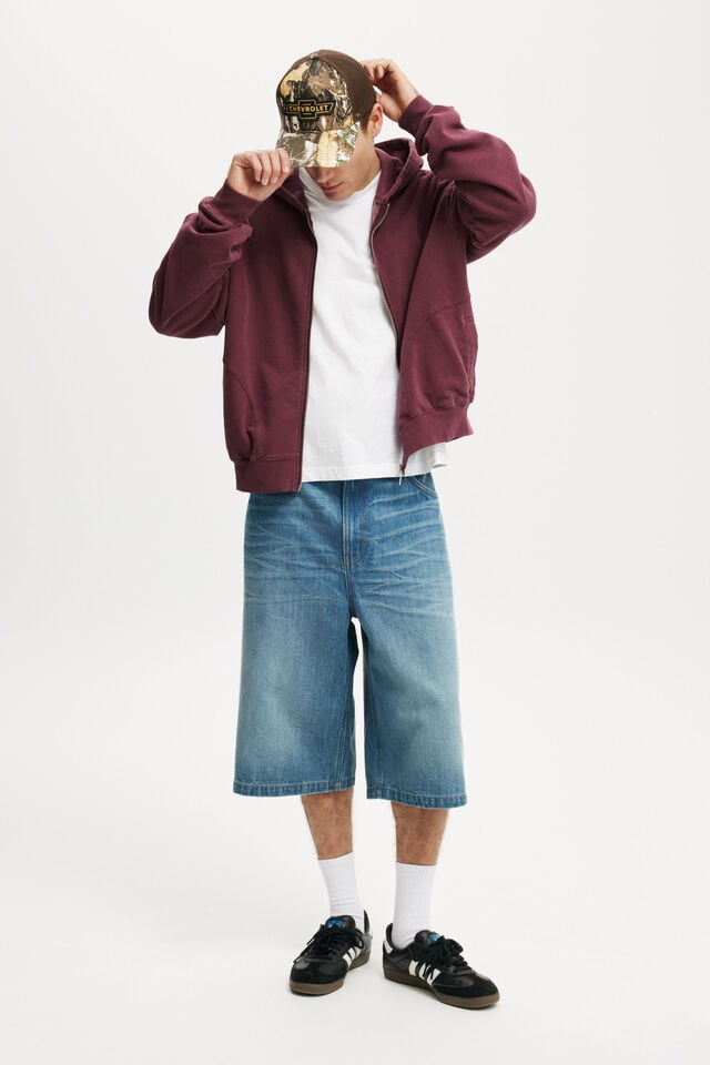 cotton on Super Baggy Jort rattle blue