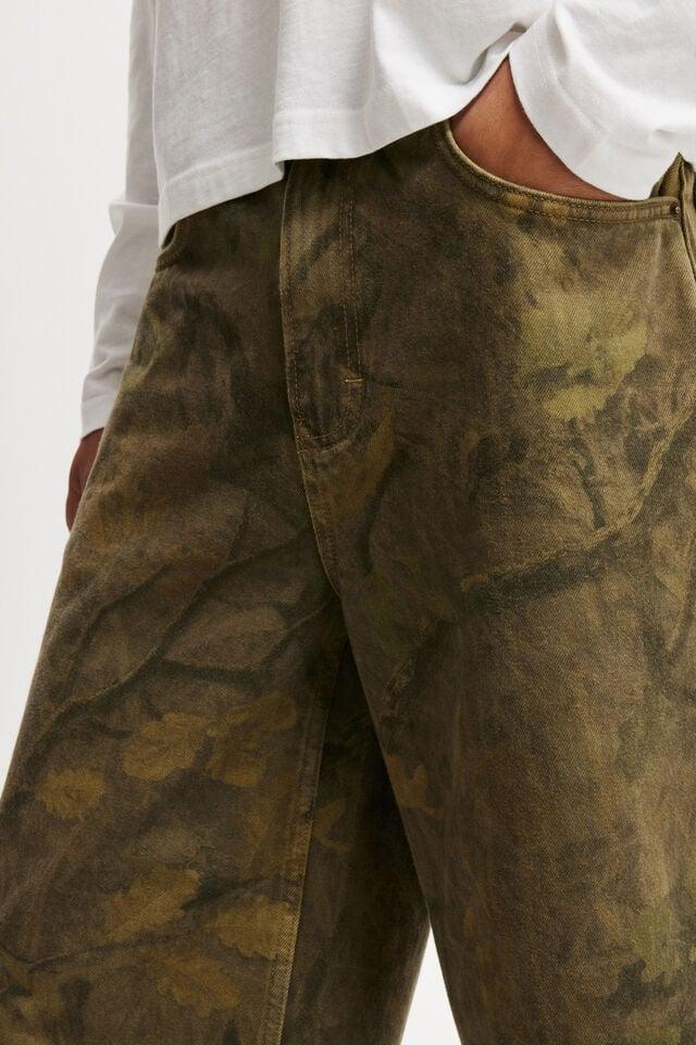 Cotton On Super Baggy Jort Tree Camo