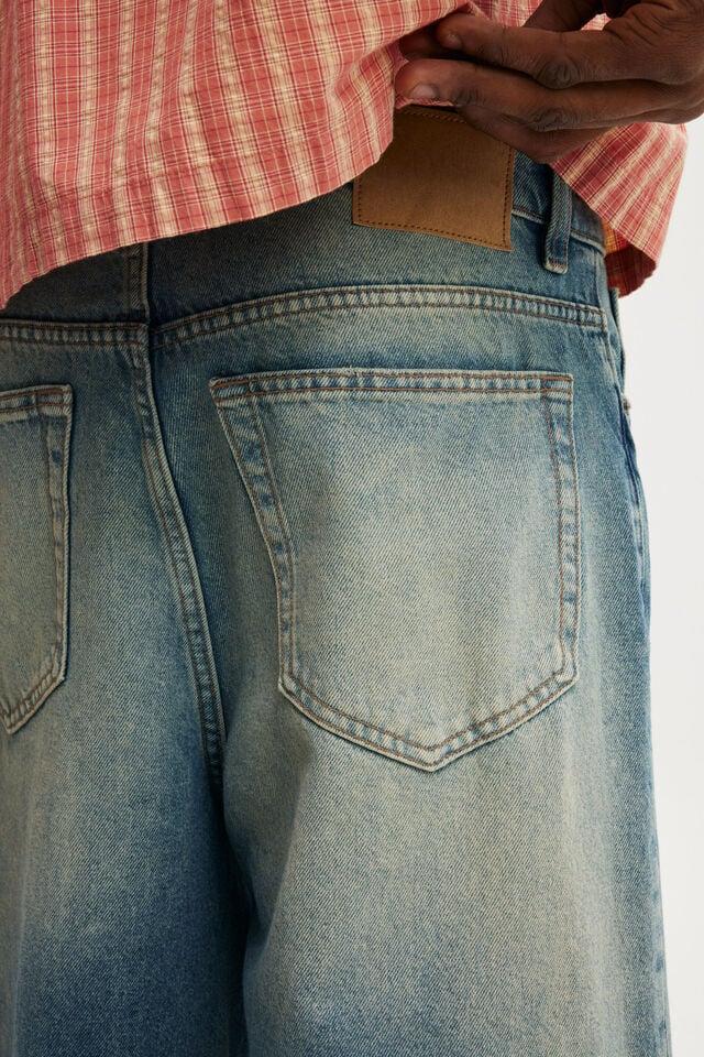 Cotton On Super Baggy Jort Vertigo Blue