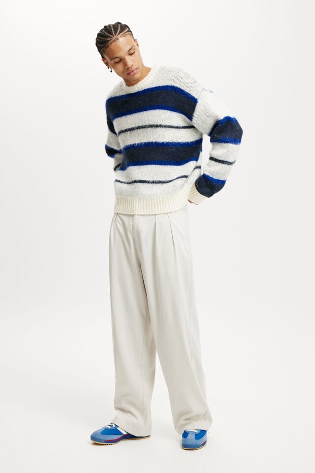 cotton on Super Baggy Pleated Pant washed stone