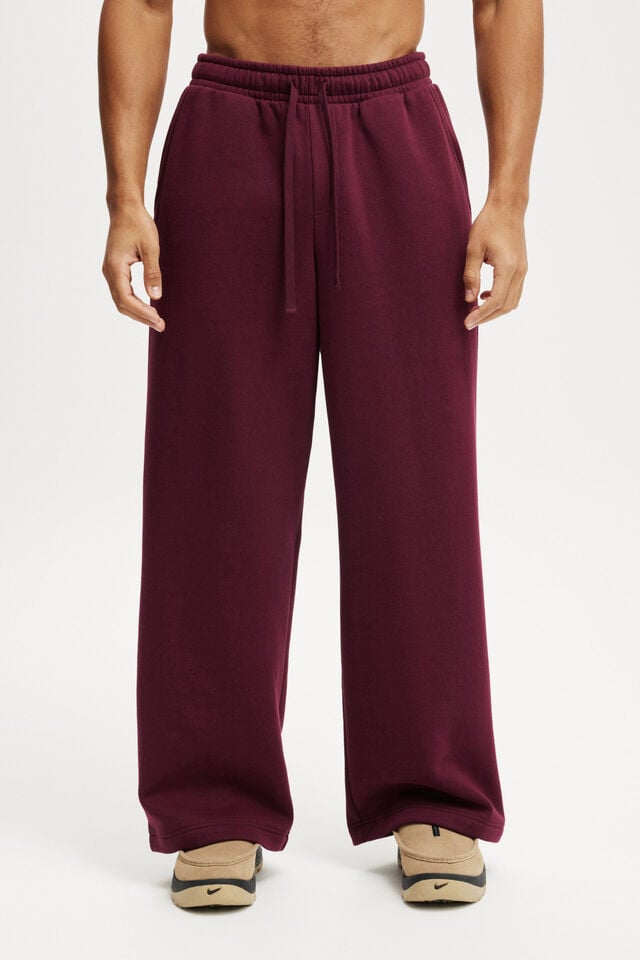 Cotton On Super Baggy Sweatpant Velvet Plum
