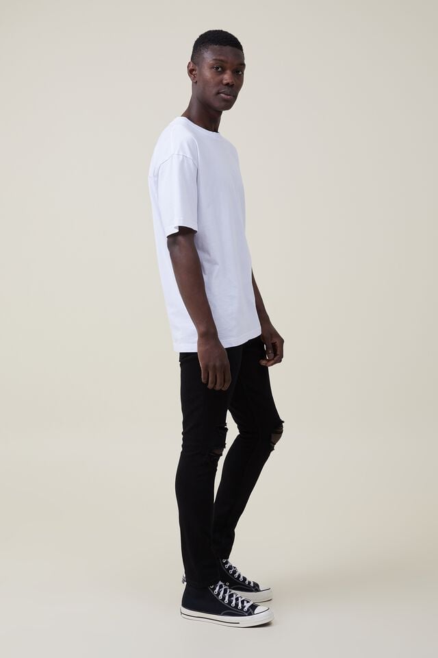Cotton On Super Skinny Jean Jet Black Blow Out