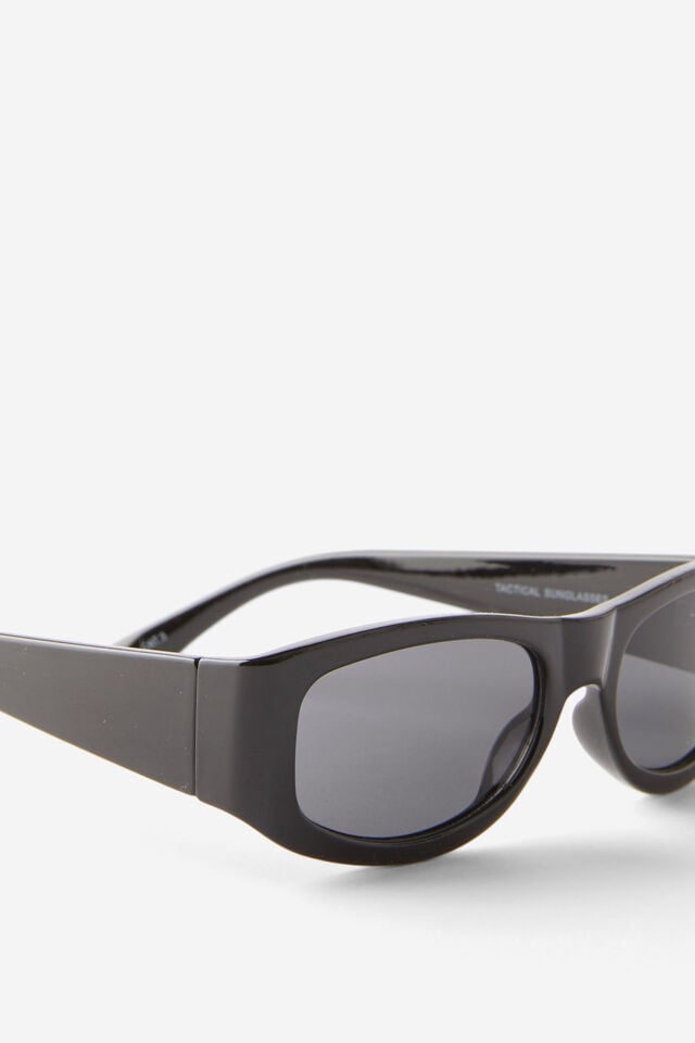 Cotton On Tactical Sunglasses Black/black