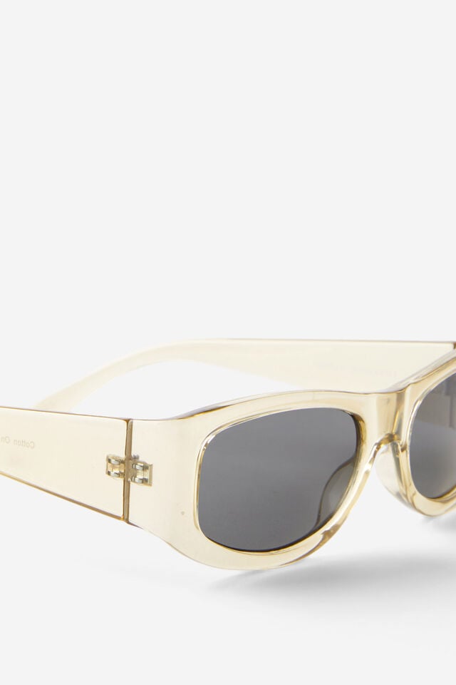 Cotton On Tactical Sunglasses Butter Crystal/smoke