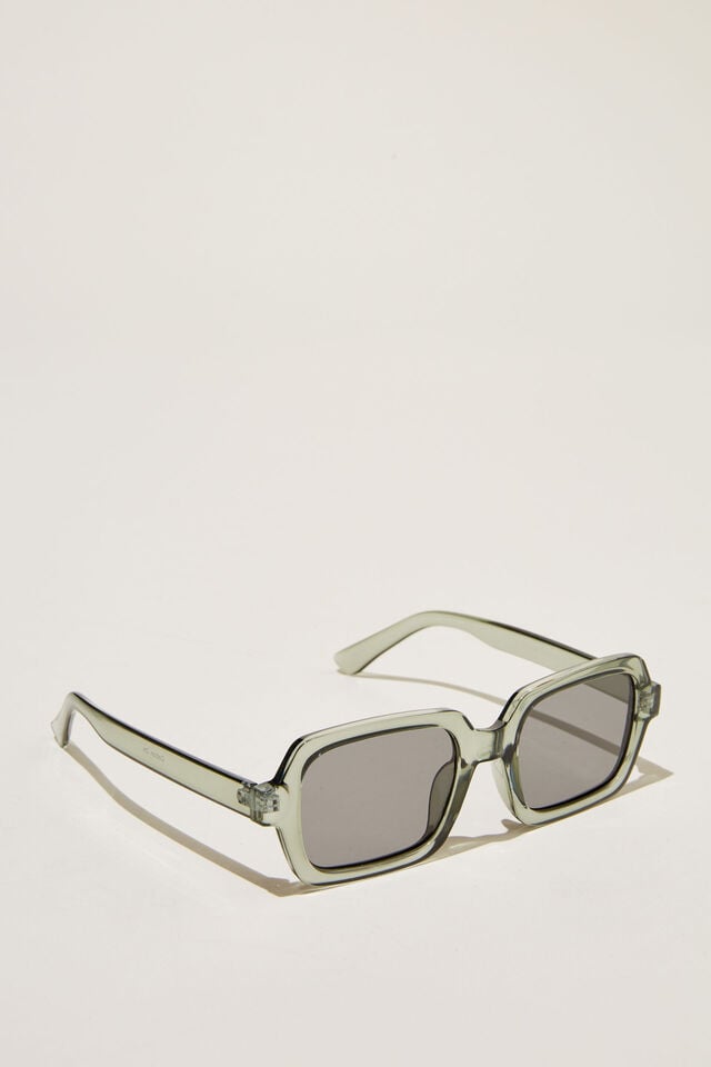Cotton On The Cruiser Sunglasses Sage Crystal/grey