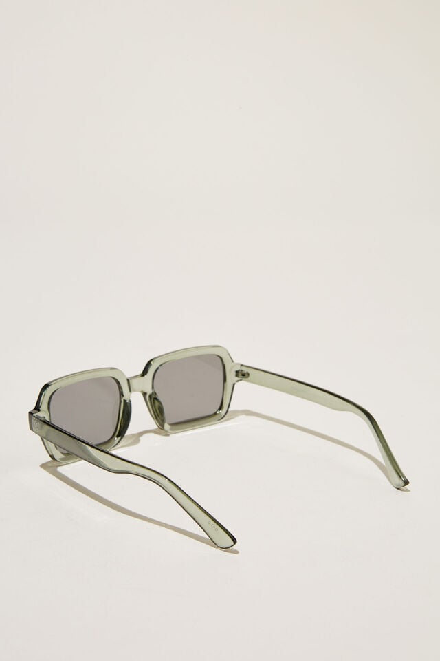 Cotton On The Cruiser Sunglasses Sage Crystal/grey