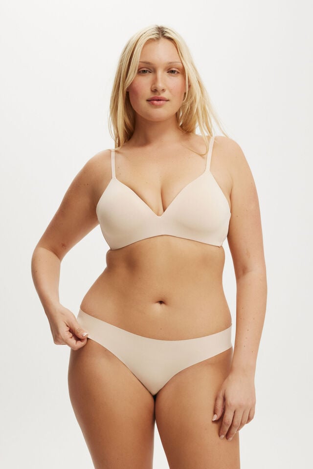 Cotton On The Invisible Cheeky Brief (r) Frappe