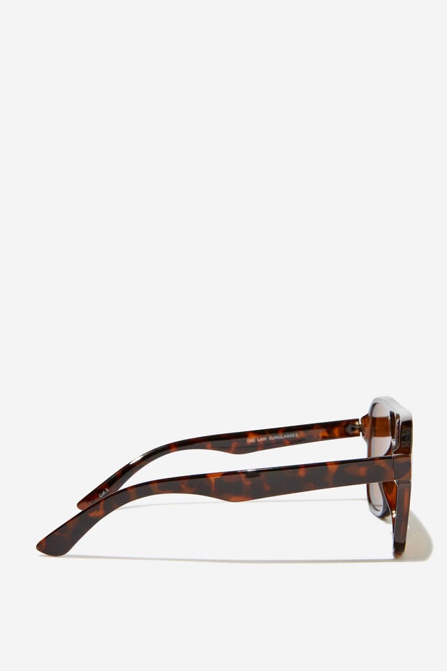 Cotton On The Law Sunglasses Dark Tort/brown
