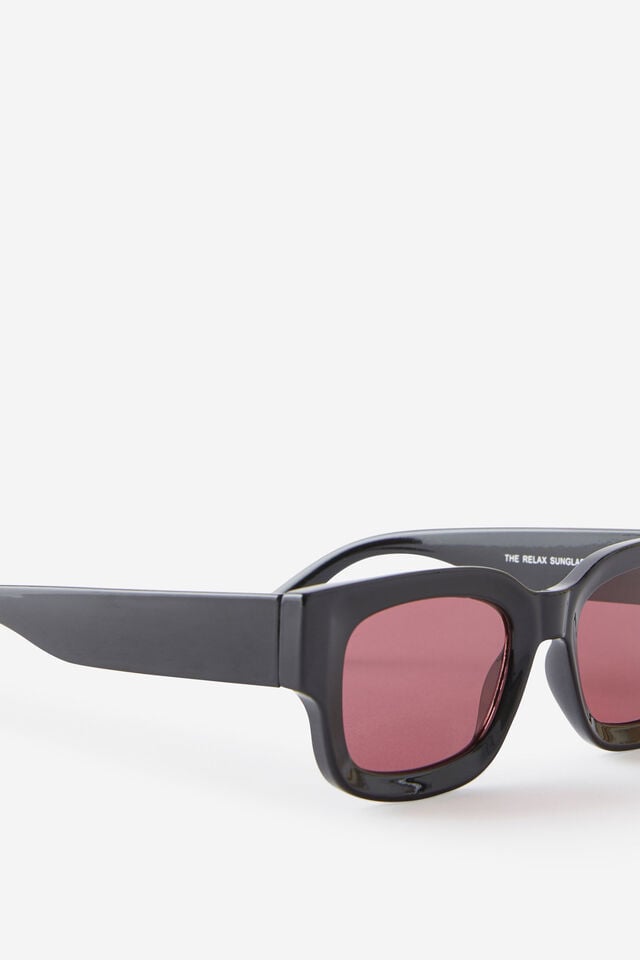 Cotton On The Relax Sunglasses Black/burgundy
