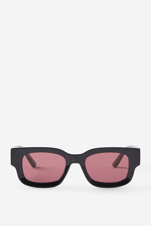 cotton on The Relax Sunglasses black/burgundy