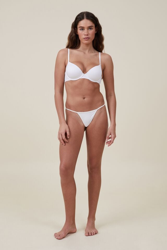 Cotton On Tiny Invisible Tanga Thong (r) Cream