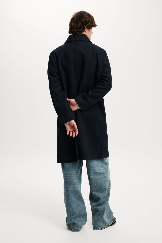 Cotton On Trench Coat Dark Navy