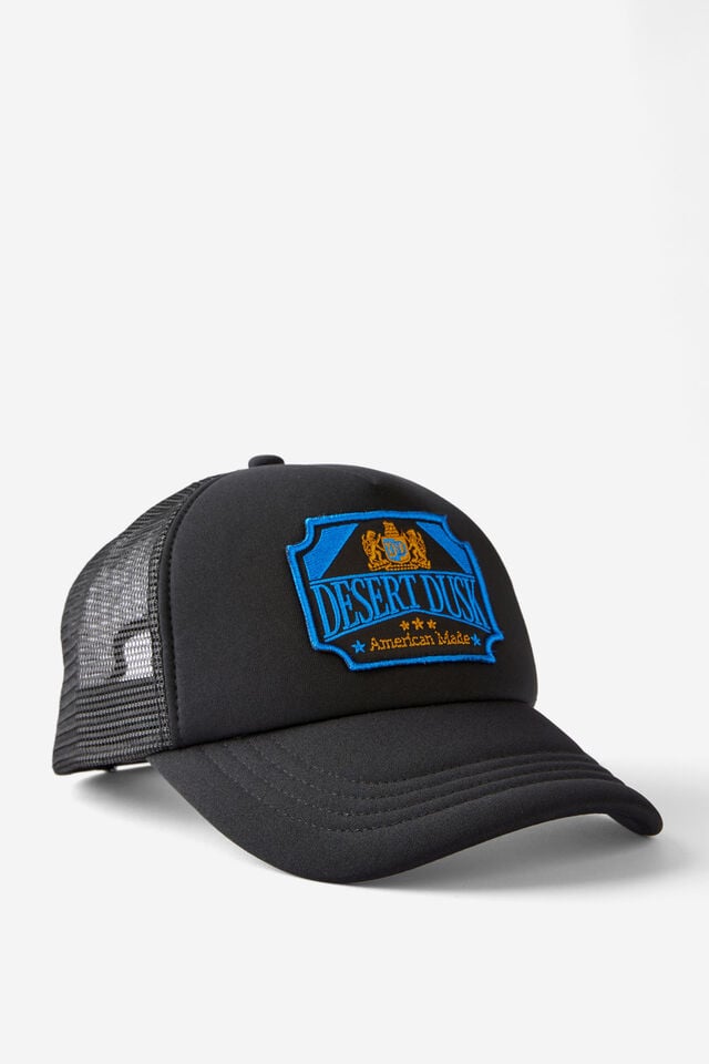 cotton on Trucker Hat black/desert dusk