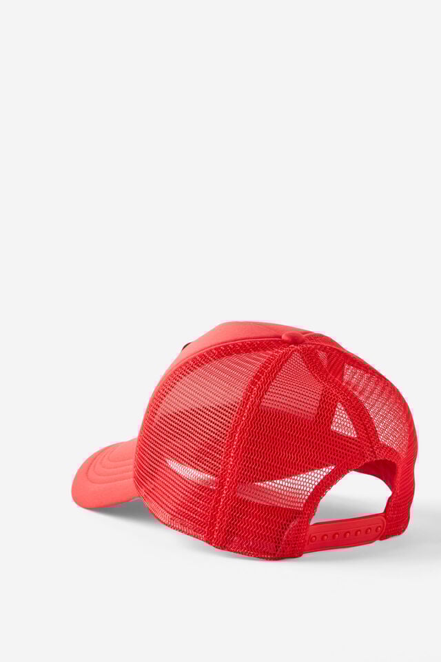 Cotton On Trucker Hat Poppy/royal Deluxe