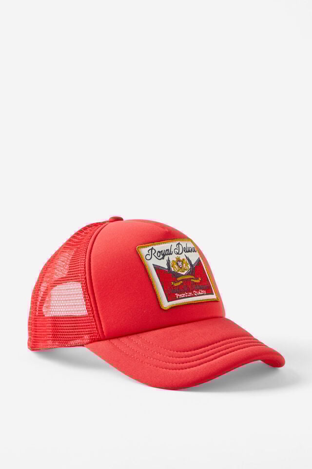 cotton on Trucker Hat poppy/royal deluxe