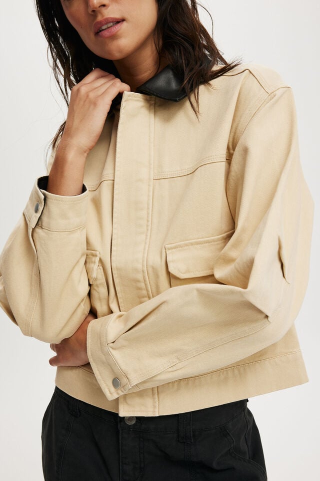 Cotton On Tyler Barn Jacket Tan