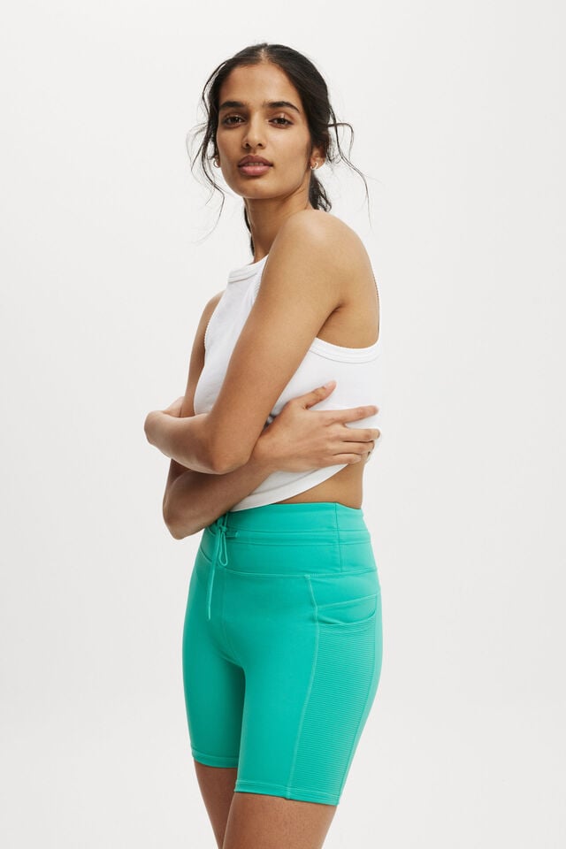 Cotton On Ultimate Run Rib Bike Short Arcadia