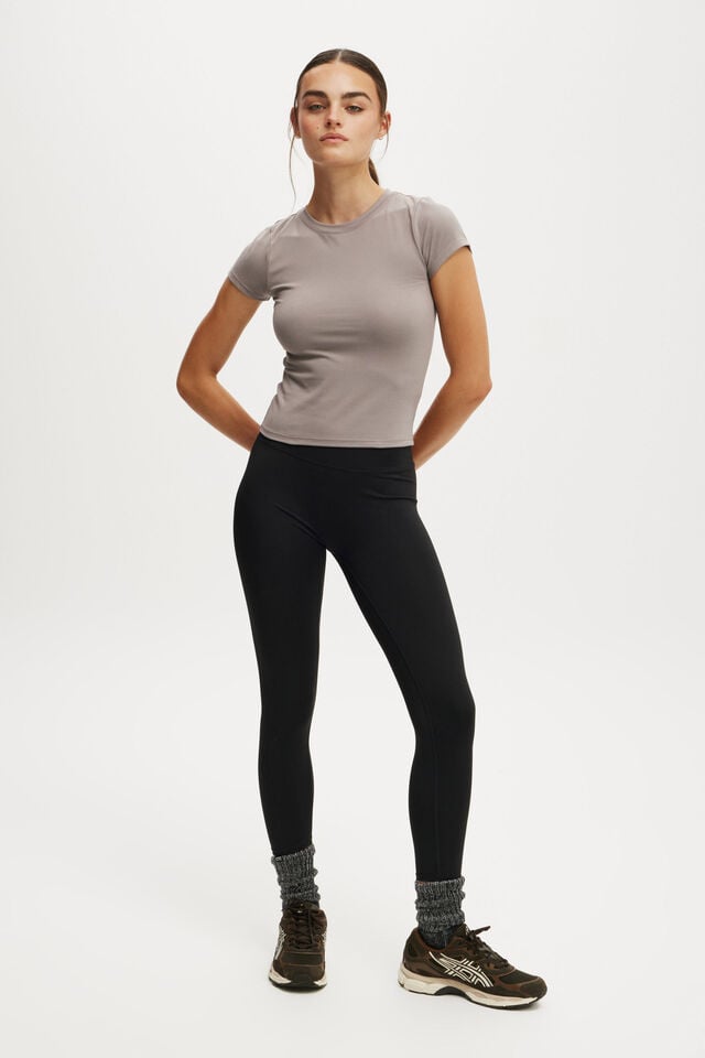 Cotton On Ultra Soft Fitted Tshirt Desert Grey