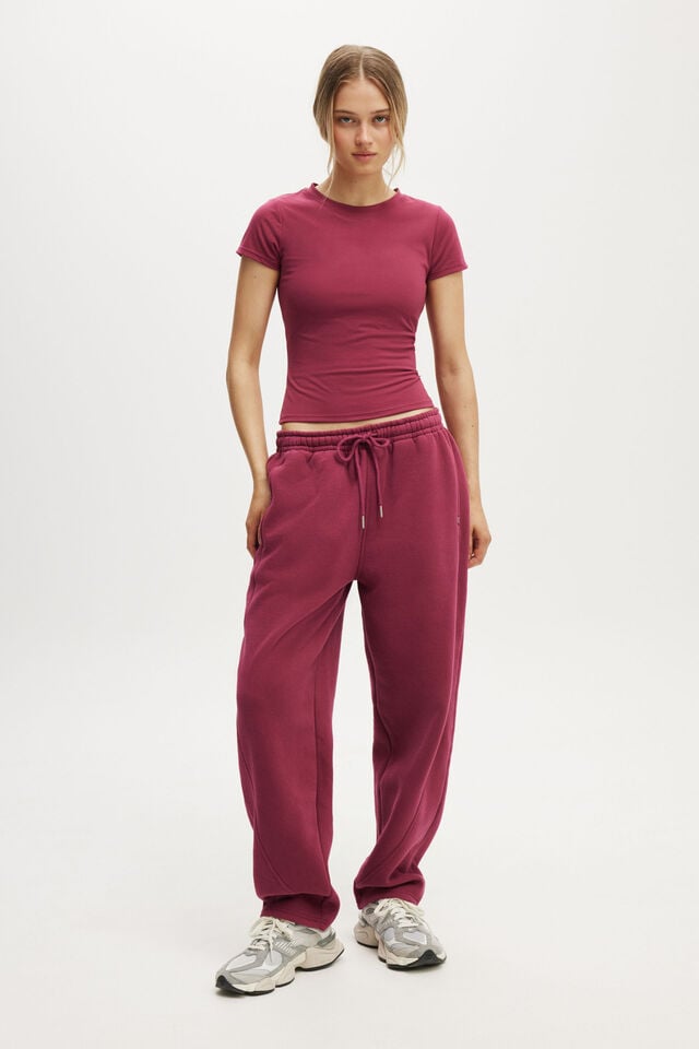 Cotton On Ultra Soft Fitted Tshirt Sangria