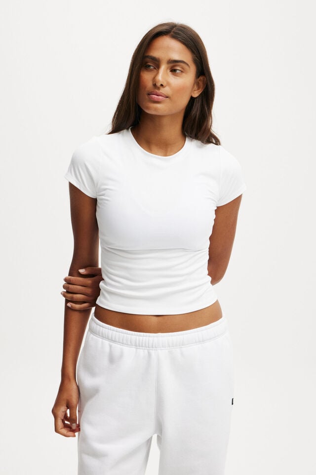 cotton on Ultra Soft Fitted Tshirt white