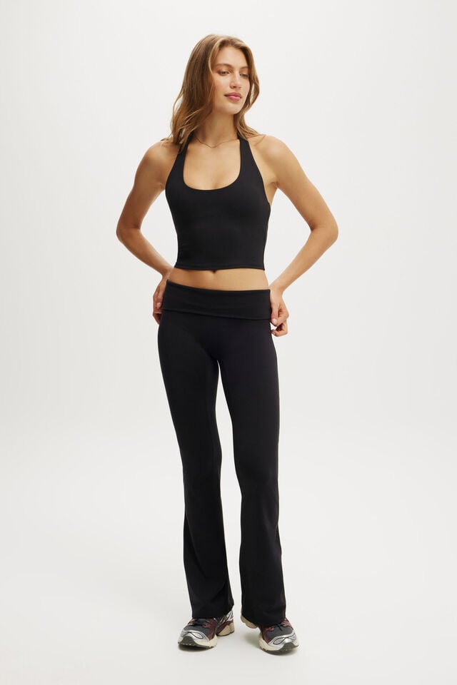 Cotton On Ultra Soft Halter Neck Tank Black