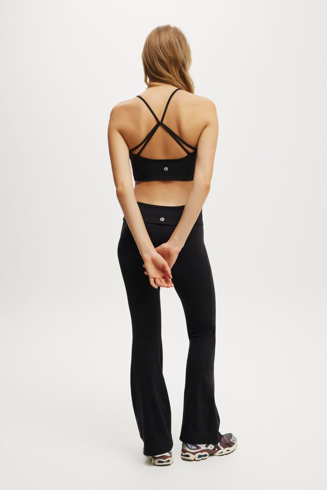 Cotton On Ultra Soft Roll Over Flare Black