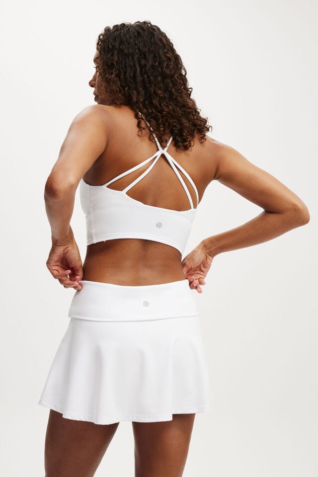 Cotton On Ultra Soft Roll Over Skirt White