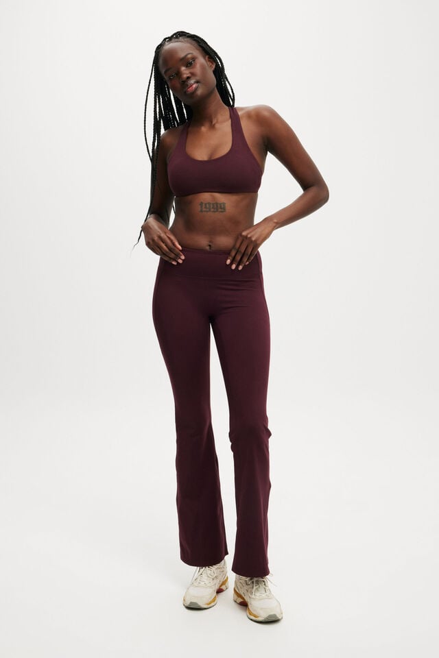 cotton on Ultra Soft Studio Flare dark oak