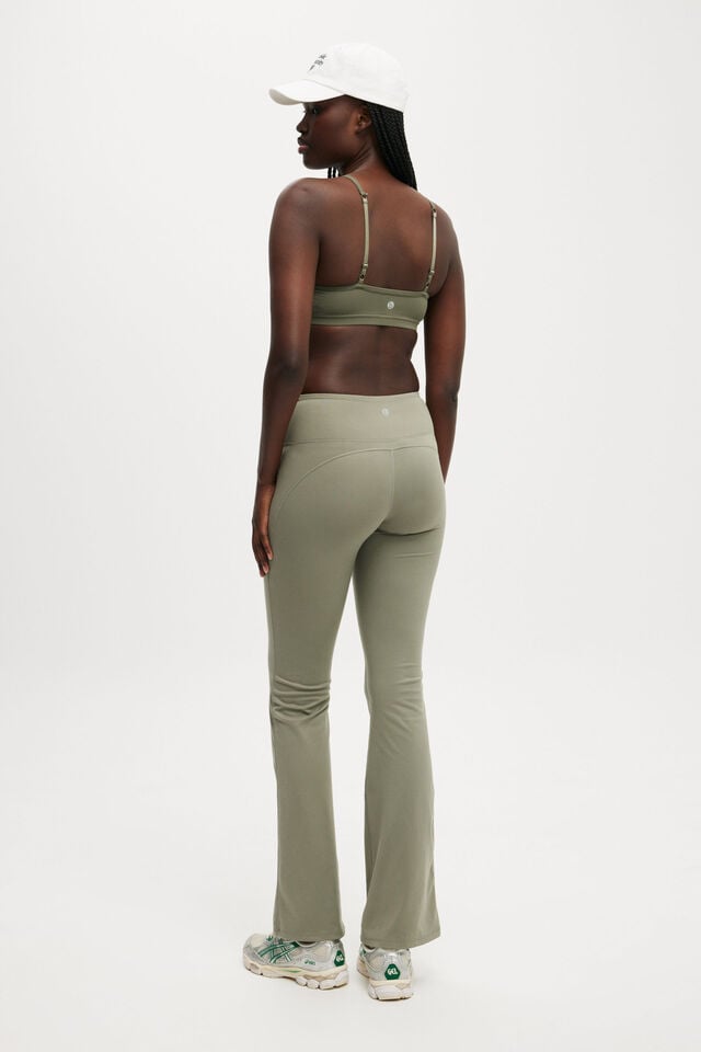 Cotton On Ultra Soft Studio Flare Dusty Khaki