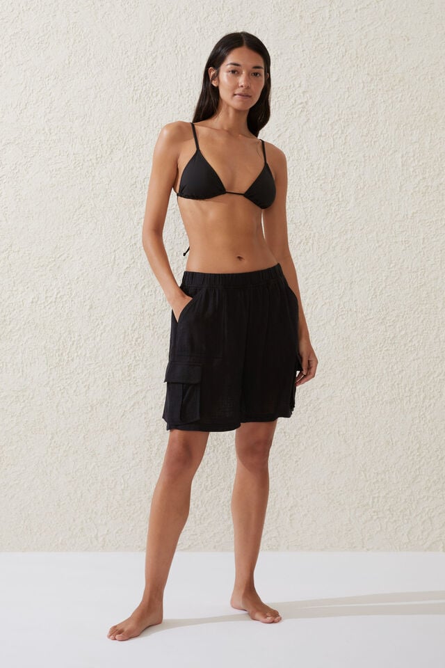 cotton on Utility Longline Beach Short black