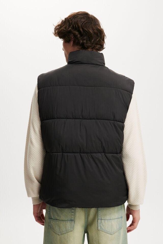 Cotton On Vermont Puffer Vest Black
