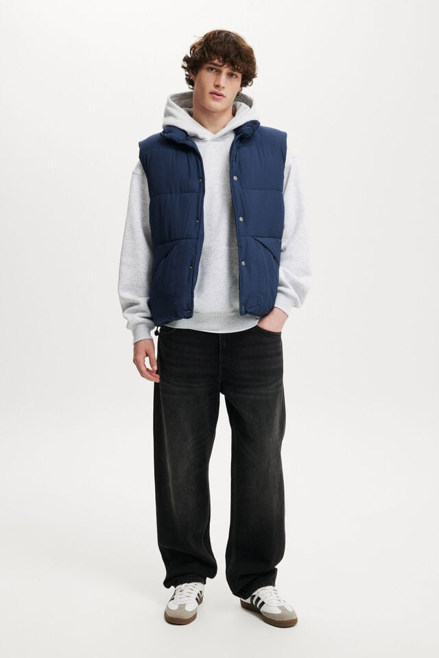 Cotton On Vermont Puffer Vest Navy