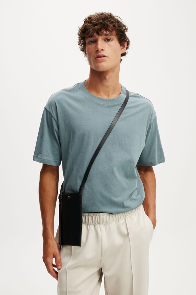 Cotton On Vertical Cross Body Bag Black/nyc