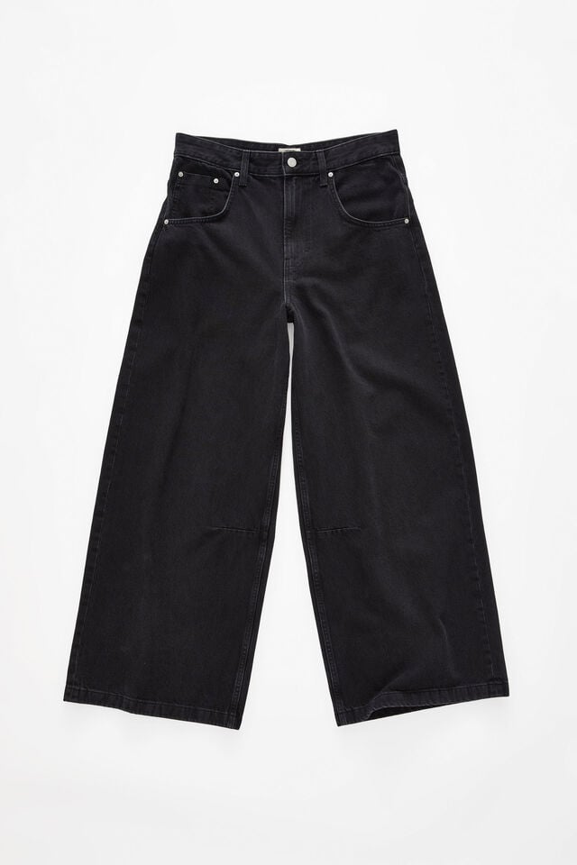 Cotton On Y2k Super Baggy Jean Dire Black