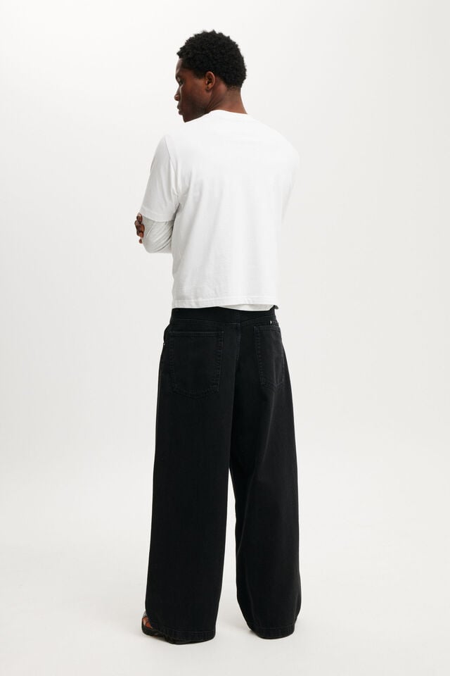 Cotton On Y2k Super Baggy Jean Dire Black