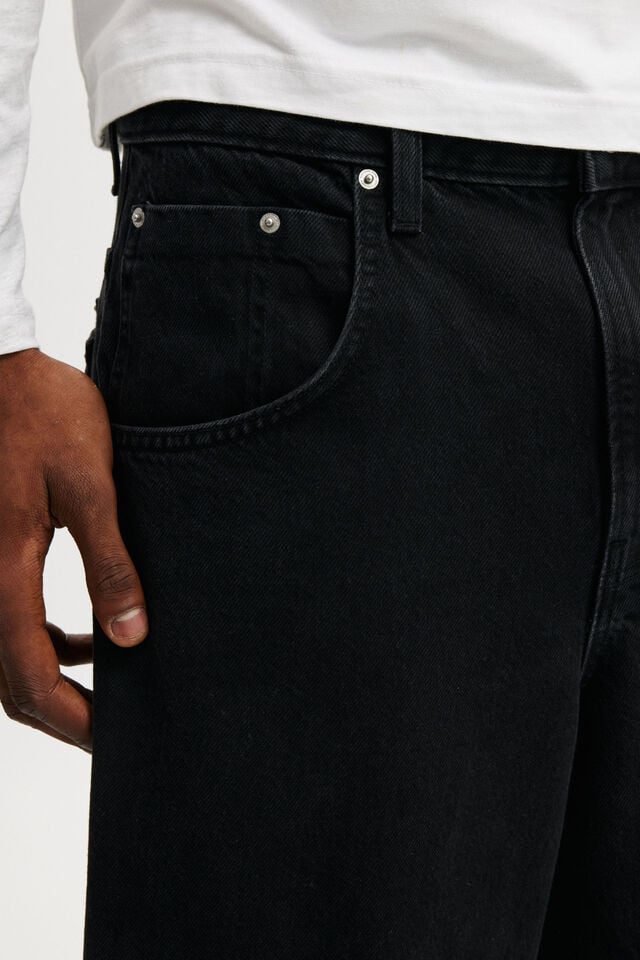 Cotton On Y2k Super Baggy Jean Dire Black