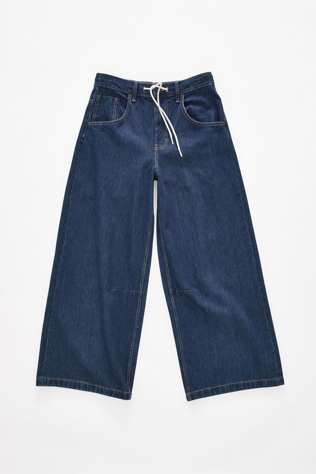 Cotton On Y2k Super Baggy Jean Essence Blue