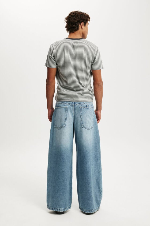 Cotton On Y2k Super Baggy Jean Solace Blue